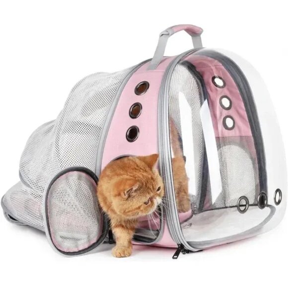 Expandable Bubble Cat & Puppy Carrier Backpack for Small Pets Airline Approved - Picture 8 of 8